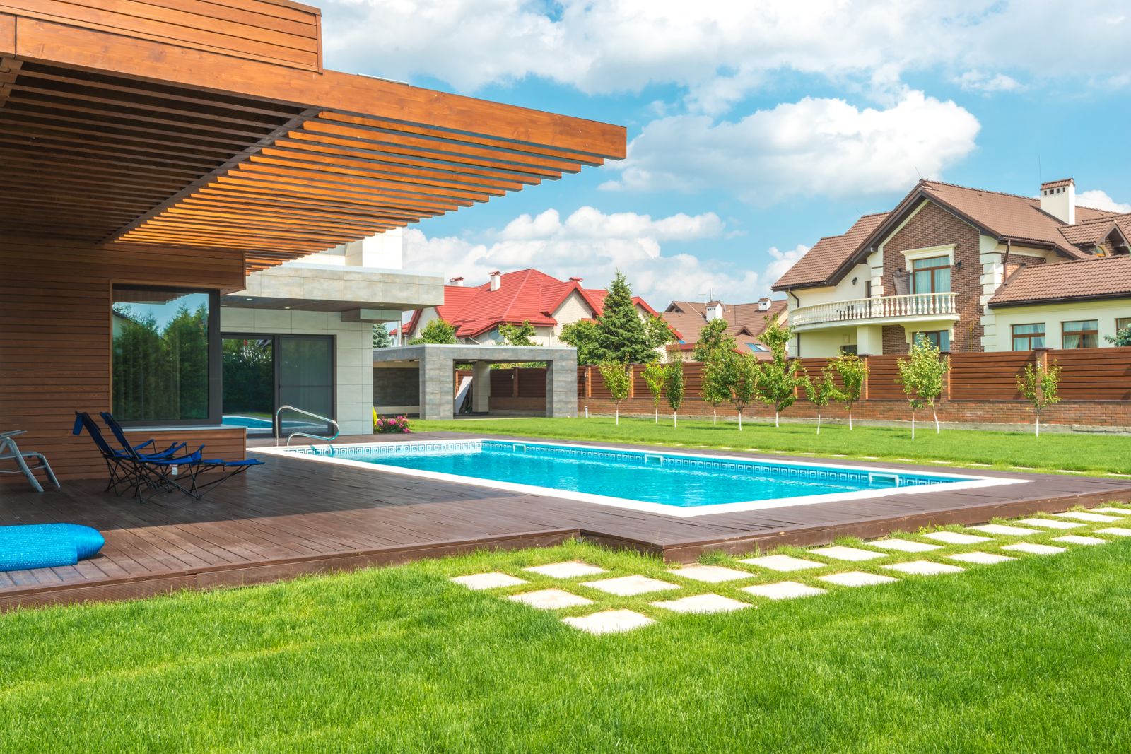Deck & Surrounding Landscaping — Third Coast Pools